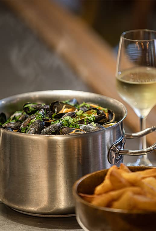 mussels and fries le touquet